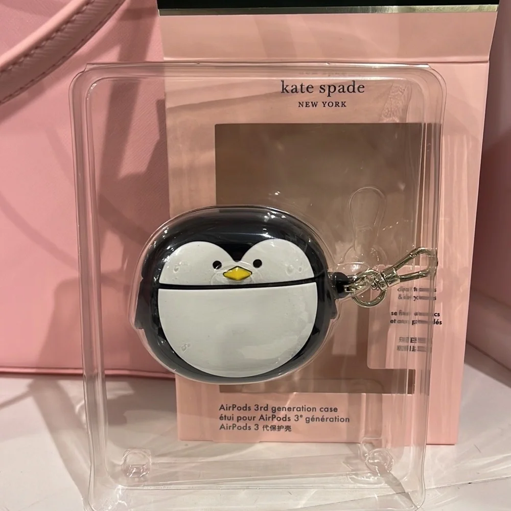 Kate Spade New York Penguin AirPods Silicon Tech Accessorie - Picture 10 of 16